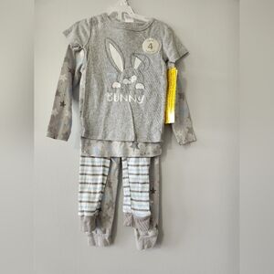 NWT 4 piece knit set 100% cotton PJ set
